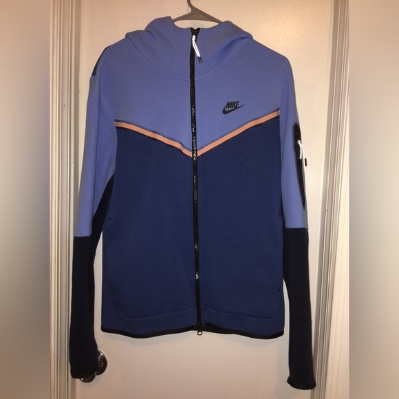 Nike | Sweaters | Nike Tech Fleece Fullzip Up Hoodie University Blue Dark  Marina Blue Obsidian | Poshmark